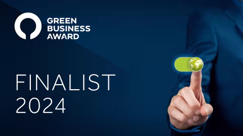 Green Business Award 2024 Finalist label