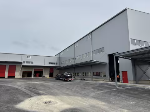 Centro Due in Kerzers — construction nearing completion, June 2026